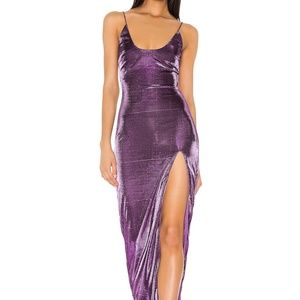 Superdown Cassandra Maxi Dress in Violet NWT